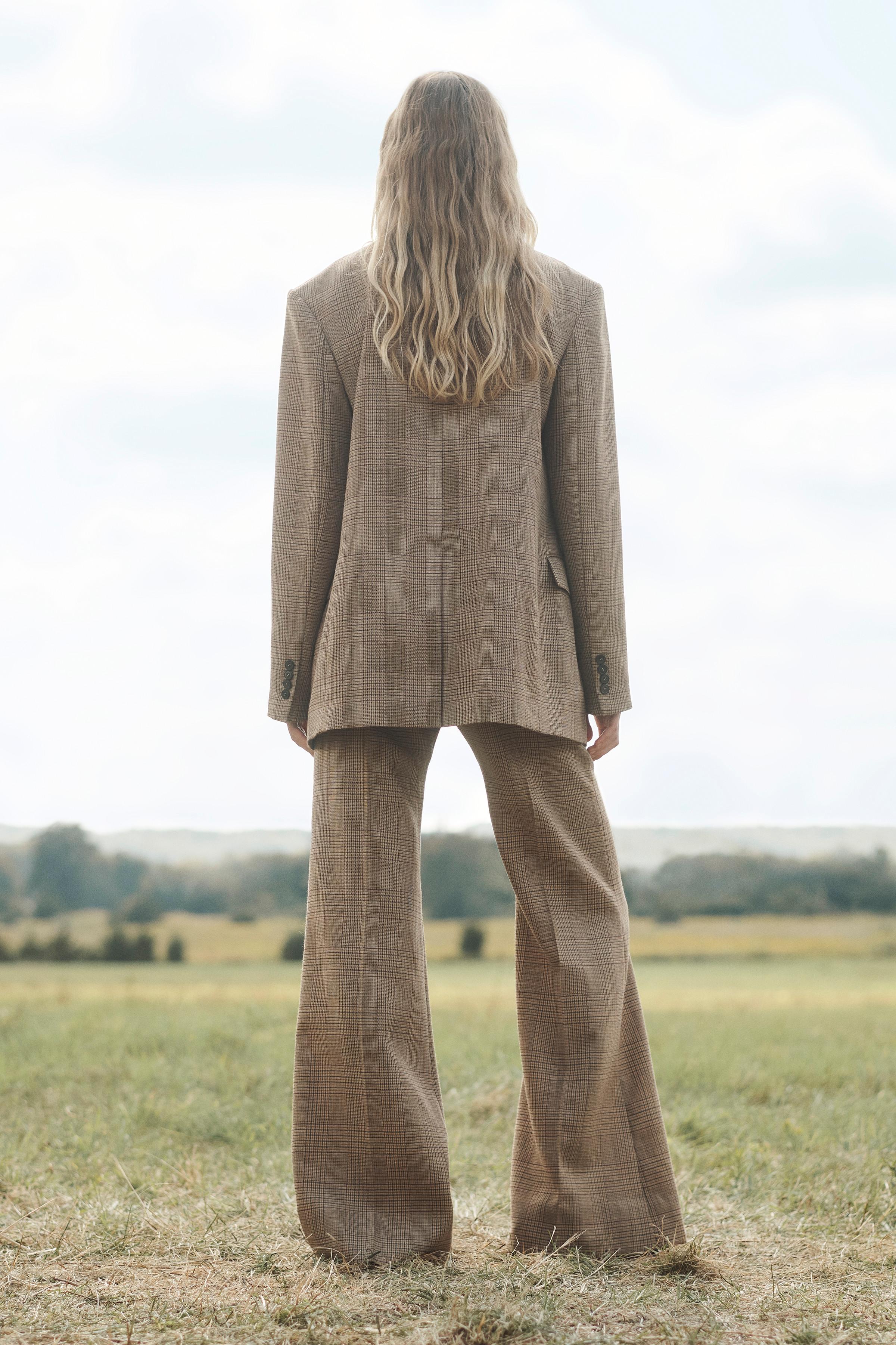 VESTE À CARREAUX 100 % LAINE ÉDITION LIMITÉE